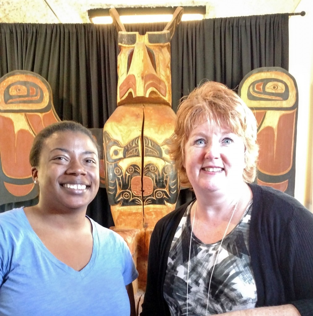 Erica and I at the course showcase on the last day of DHSI.