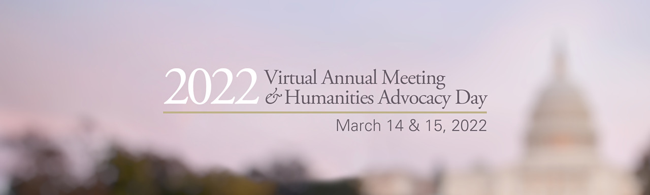 logo for 2022 Virtual Annual Meeting & Humanities Advocacy Day